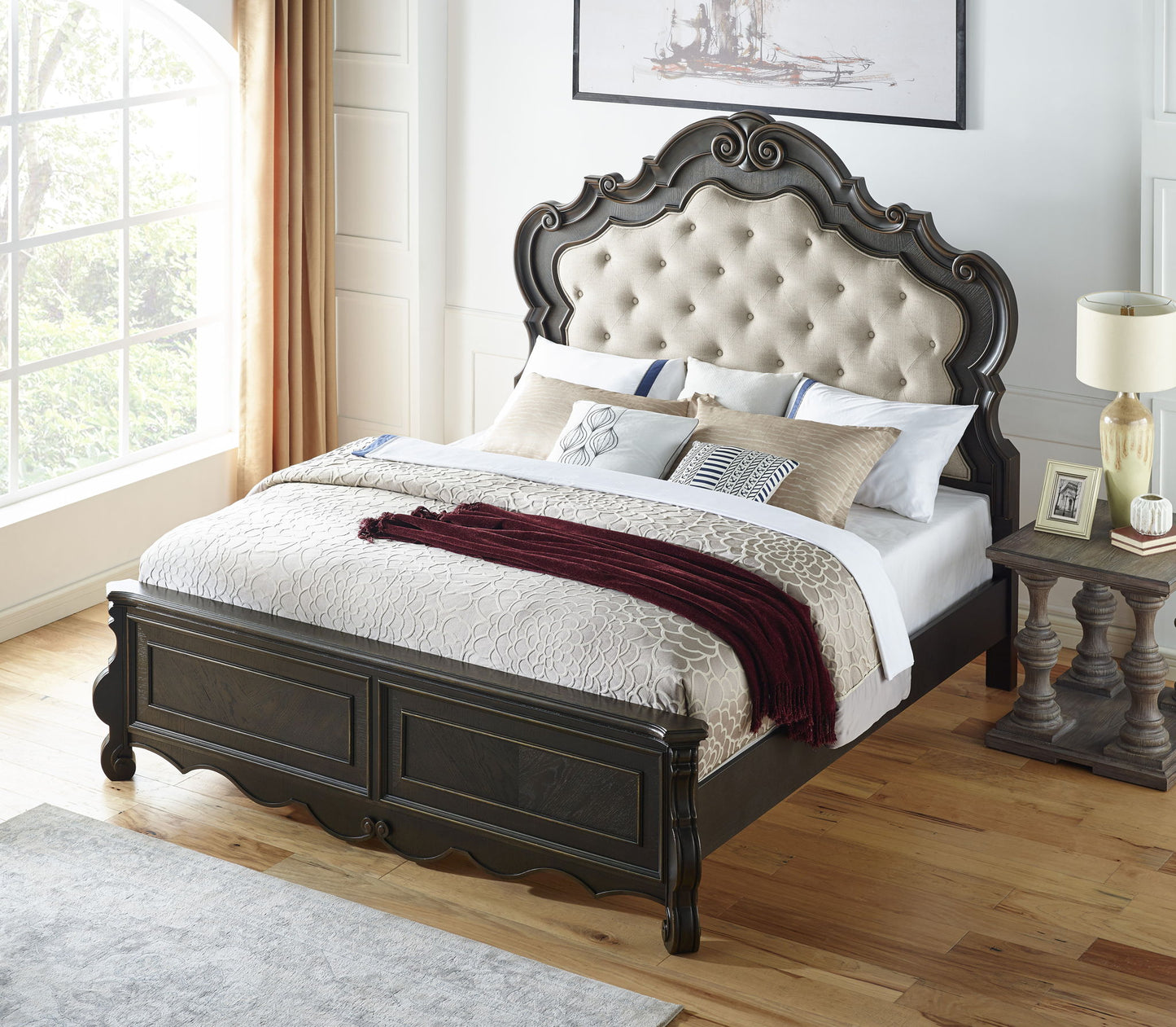 Rhapsody - Upholstered Panel Bed - Hornell Furniture Outlet
