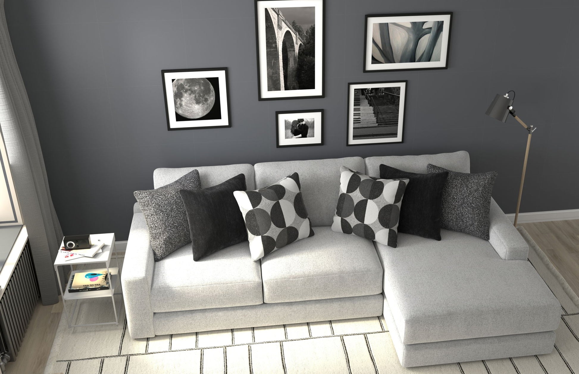 Arlo - Oversized Sofa Chaise - Hornell Furniture Outlet