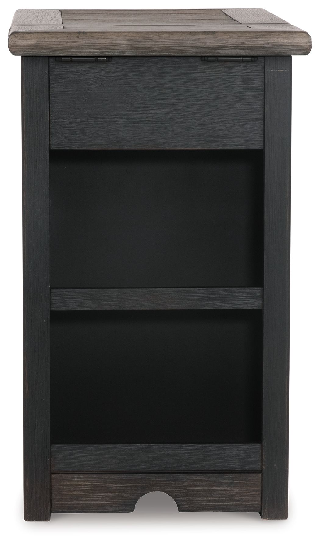 Tyler Creek - Grayish Brown / Black - Chair Side End Table - Hornell Furniture Outlet