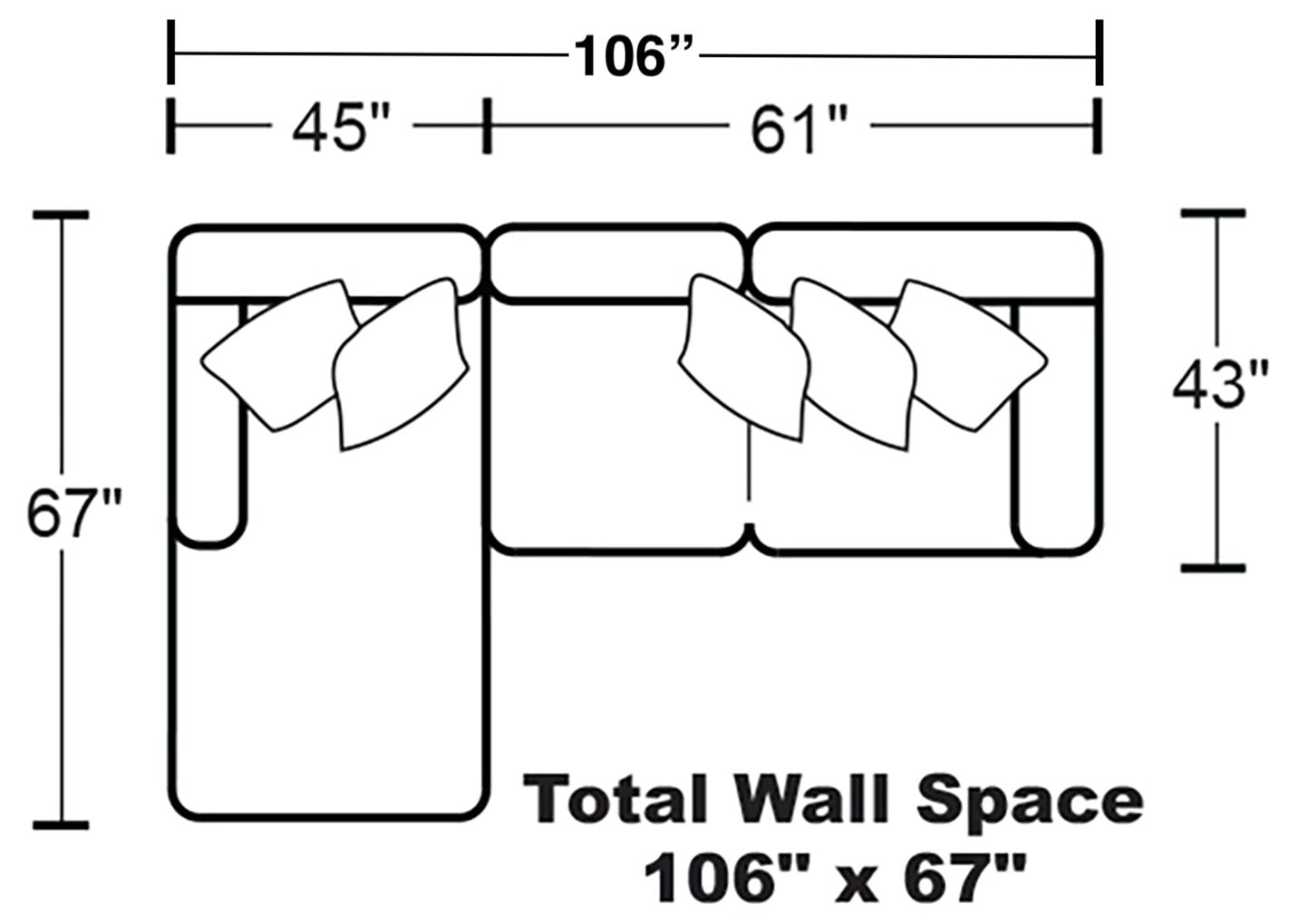 Denali - Italian Leather Match Sectional - Hornell Furniture Outlet