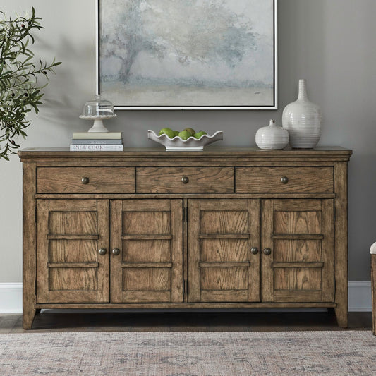 Carolina Park - Server - Brown - Hornell Furniture Outlet