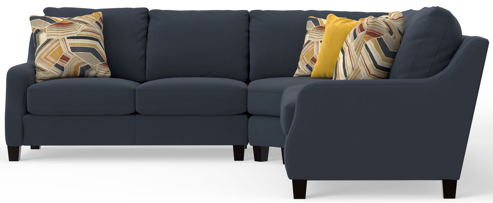 Foley - Sectional With Comfort Coil Seating And 4 Included Accent Pillows - Hornell Furniture Outlet