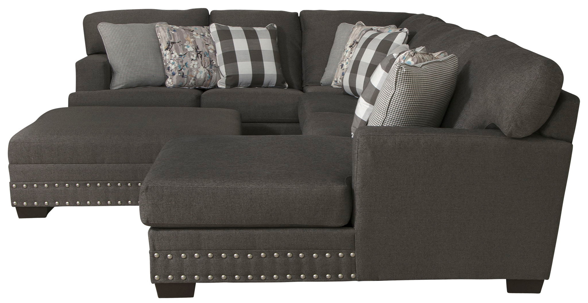 Crawford - Sectional With Cocktail Ottoman - Hornell Furniture Outlet