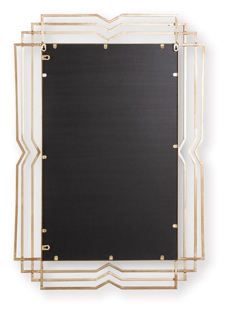 Claybrook - Gold Finish - Accent Mirror - Hornell Furniture Outlet