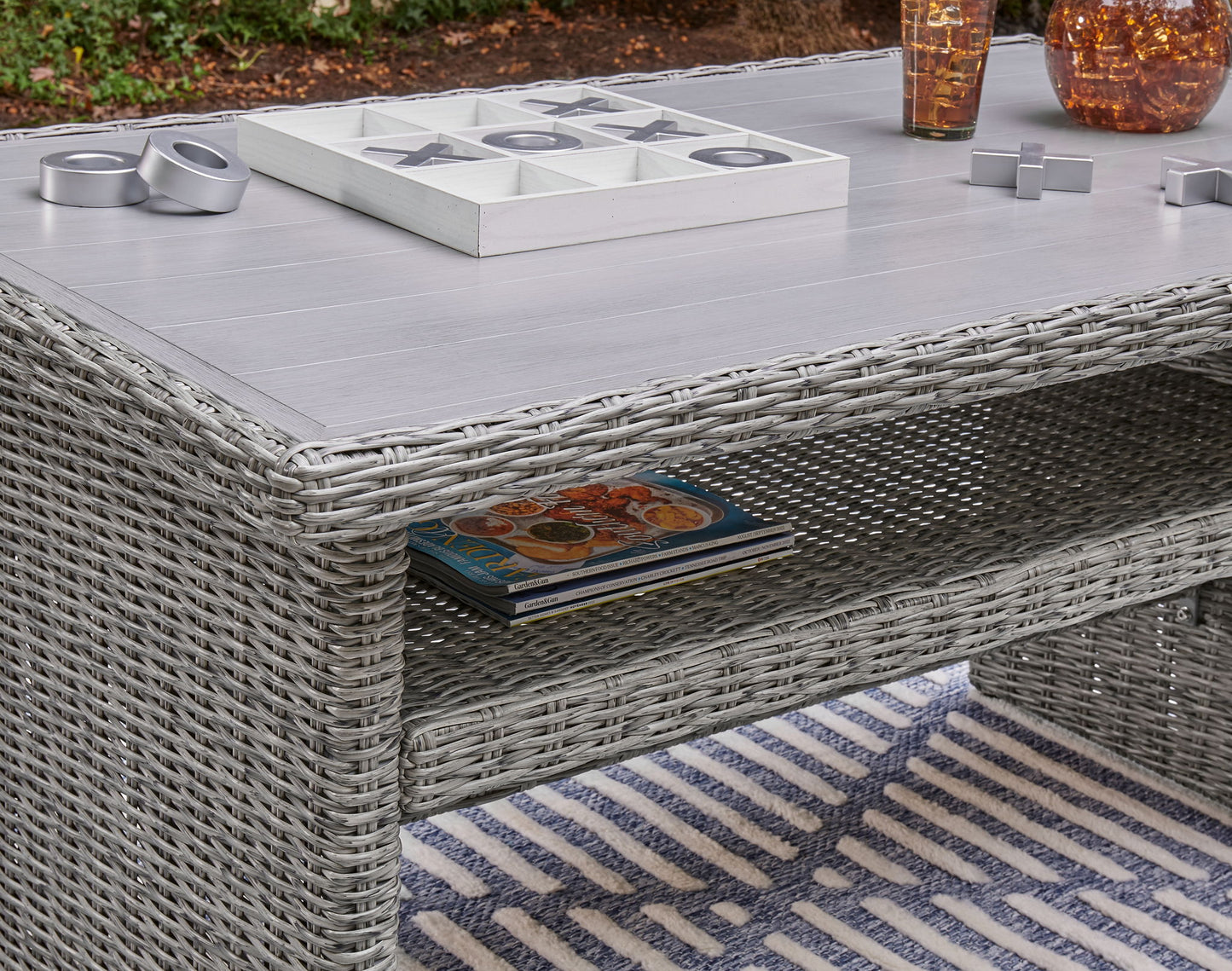 Naples Beach - Light Gray - RECT Multi - Use Table - Hornell Furniture Outlet