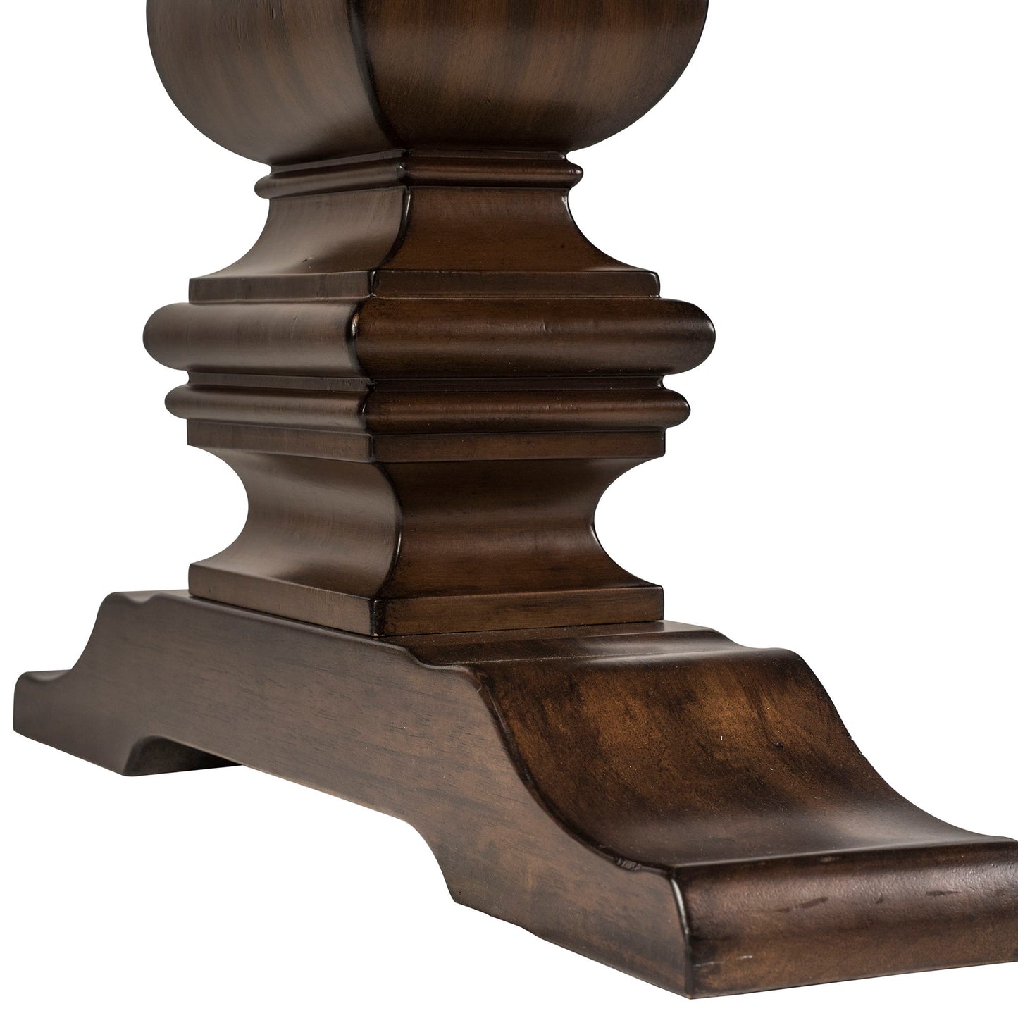 Armand - Trestle Table - Dark Brown - Hornell Furniture Outlet
