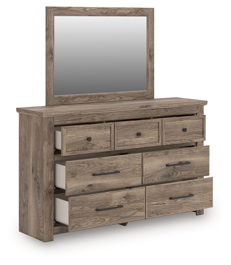 Rusticott - Seven Drawer Dresser - Hornell Furniture Outlet