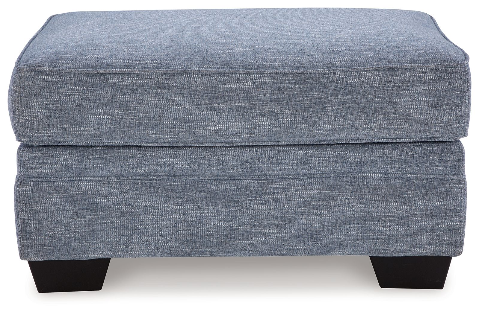 Carissa Manor - Denim - Ottoman - Hornell Furniture Outlet