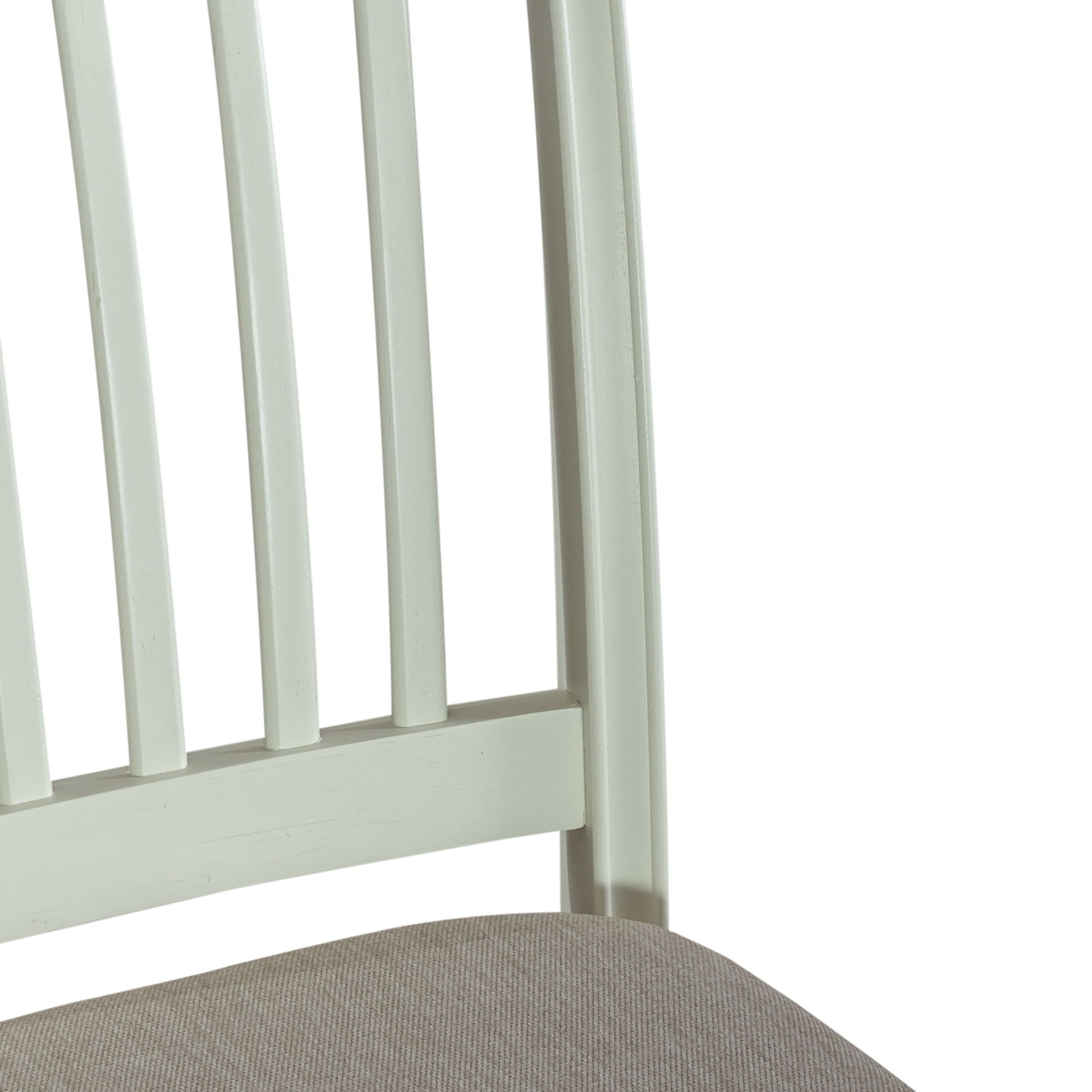 Cumberland Creek - Slat Back Counter Chair - White - Hornell Furniture Outlet