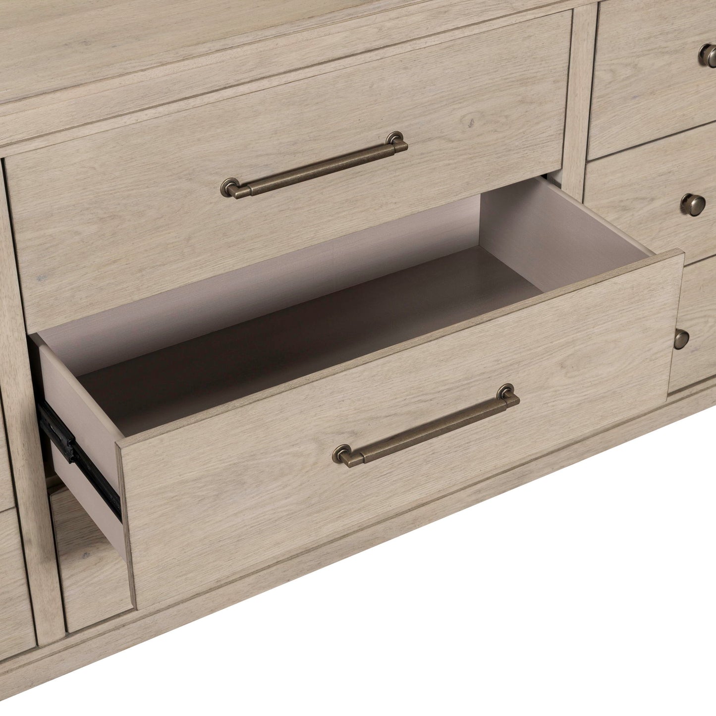 New Haven - Dresser & Mirror - White - Hornell Furniture Outlet