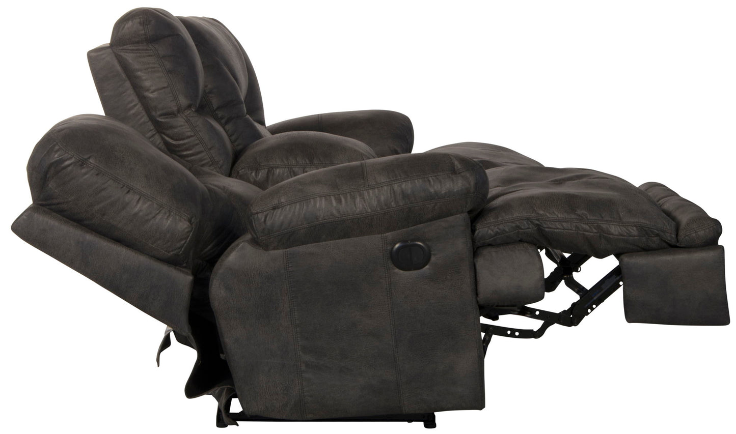Voyager - Lay Flat Console Reclining Loveseat - Hornell Furniture Outlet