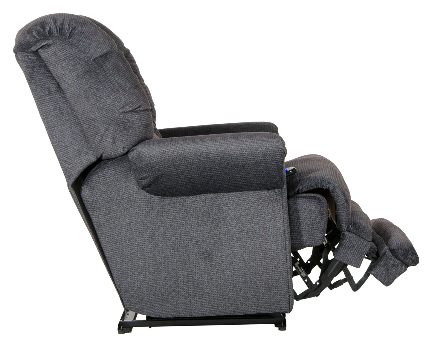 Malone - Power Lay Flat Recliner With Extended Ottoman - Hornell Furniture Outlet