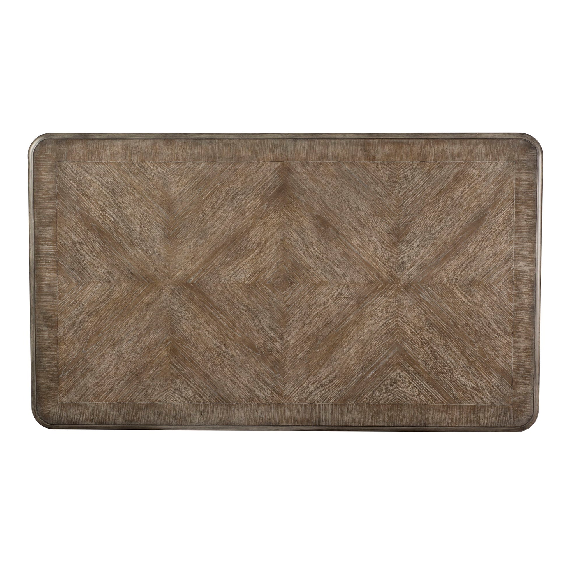 Magnolia Manor - 5 Piece Gathering Table Set - Upholstered Chairs - White - Hornell Furniture Outlet