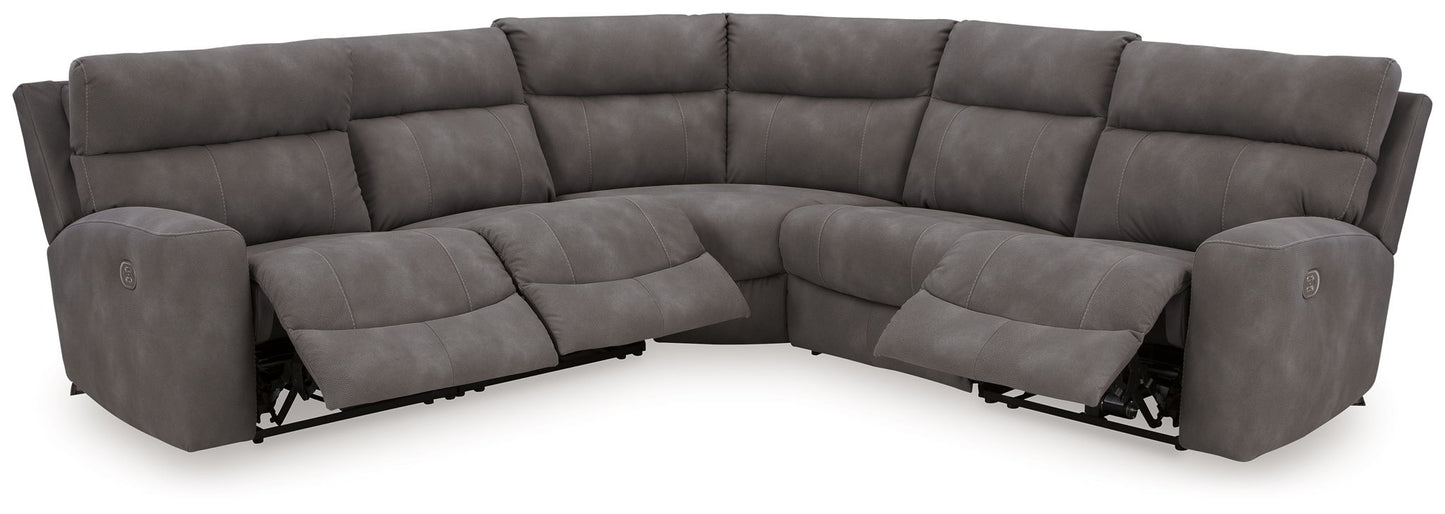Next - gen Durapella - Power Reclinering Sectional Set - Hornell Furniture Outlet