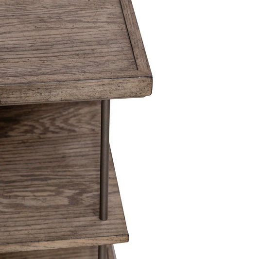 City Scape - Chair Side Table - Burnished Beige - Hornell Furniture Outlet
