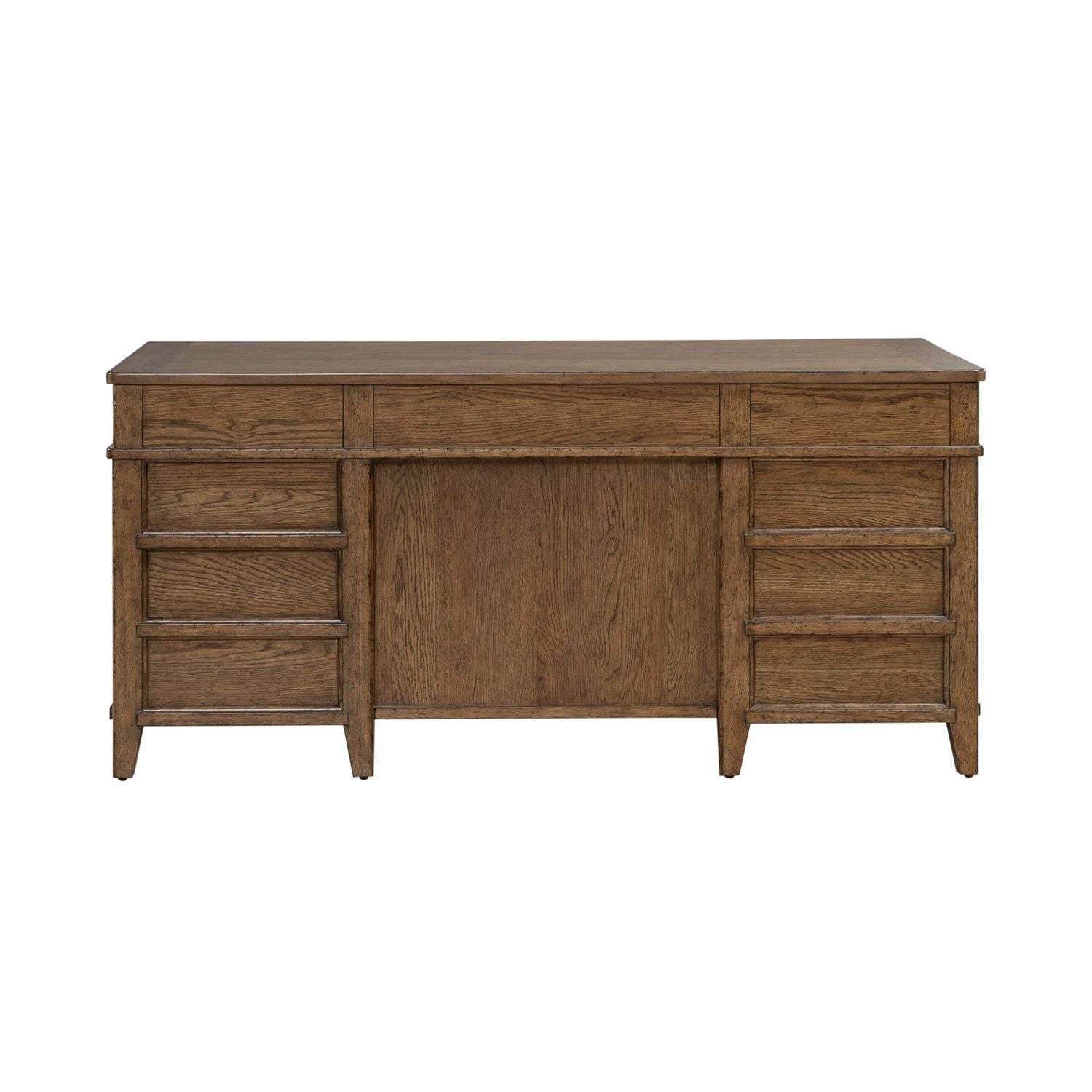 Carolina Park - Jr Executive Desk - Brown - Hornell Furniture Outlet