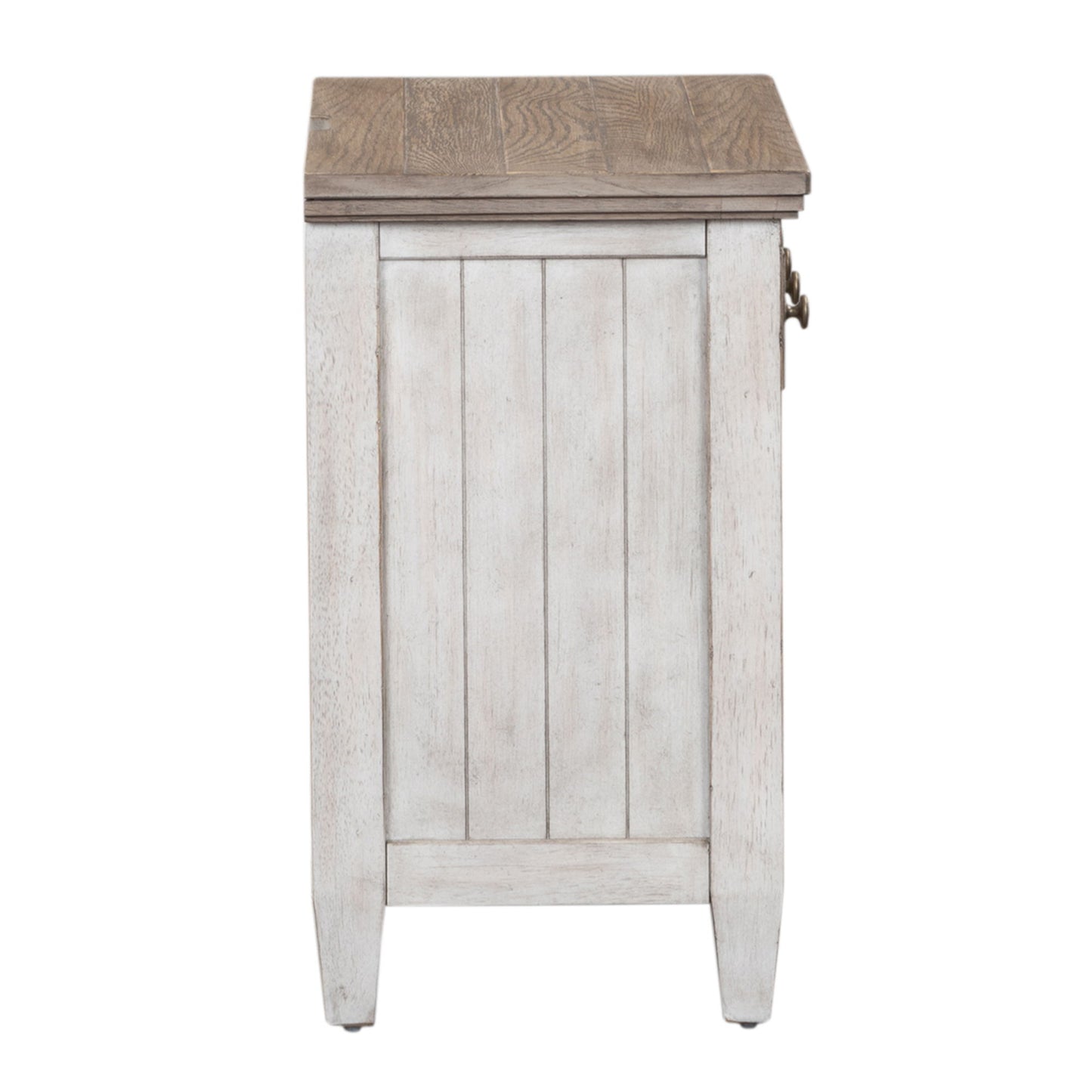 Heartland - 1 Drawer Nightstand With Charging Station - White - Hornell Furniture Outlet