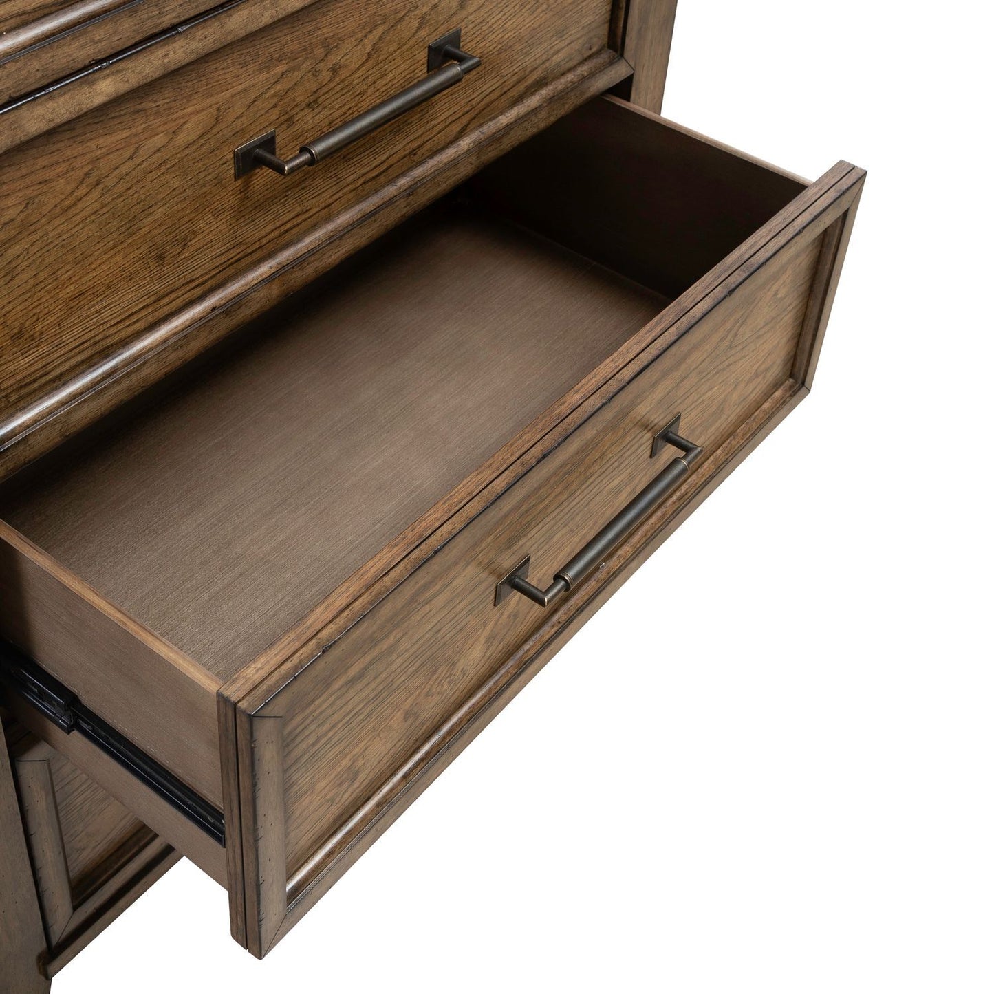 Carolina Park - 5 Drawer Chest - Brown - Hornell Furniture Outlet