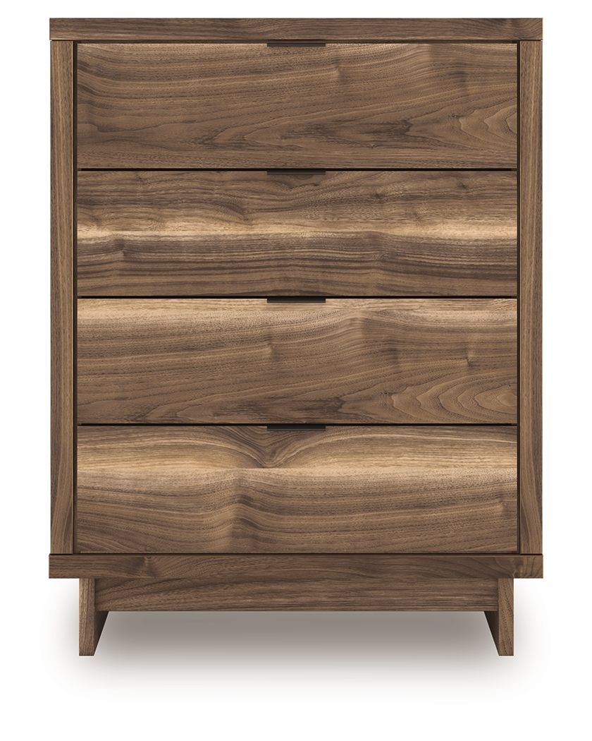Chirason - Brown - Four Drawer Chest - Hornell Furniture Outlet