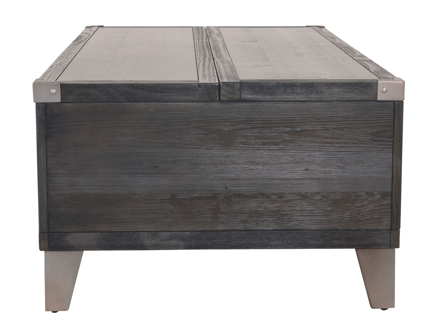 Todoe - Dark Gray - Lift Top Cocktail Table - Hornell Furniture Outlet
