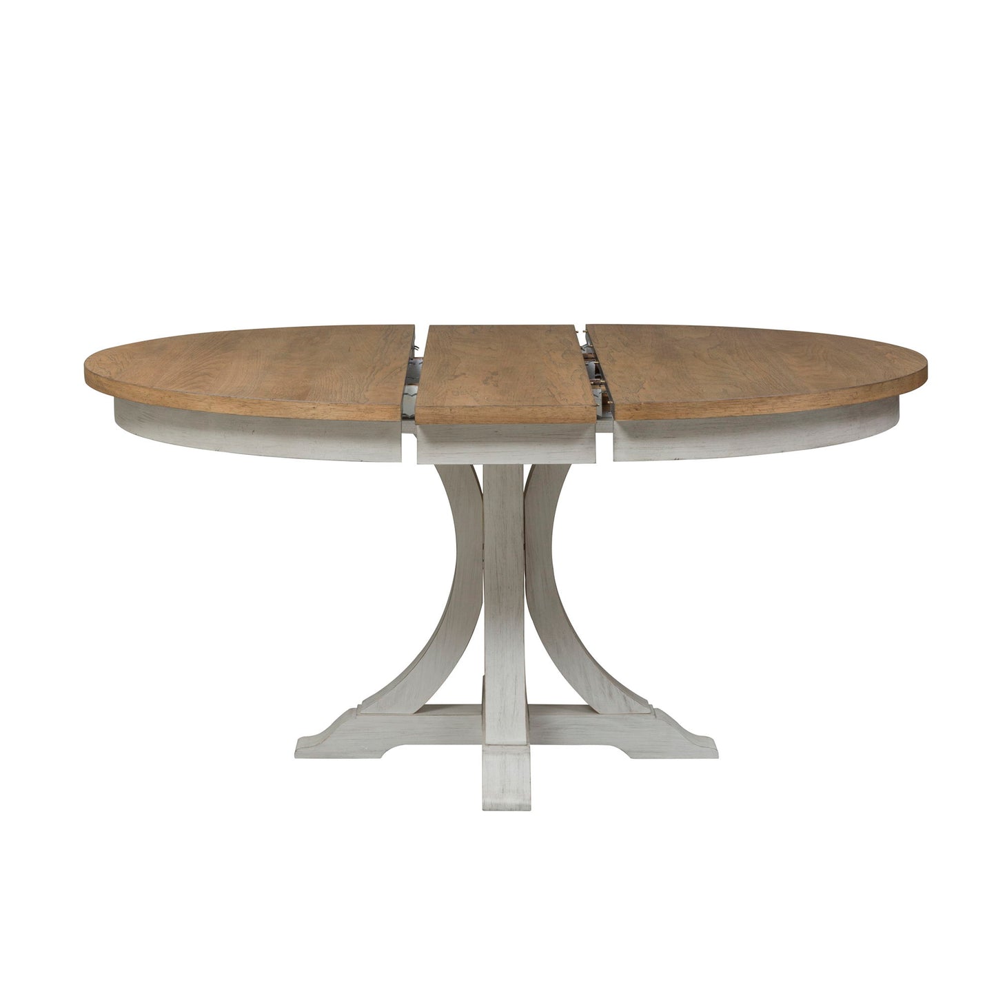 Farmhouse Reimagined - Pedestal Table - White - Hornell Furniture Outlet