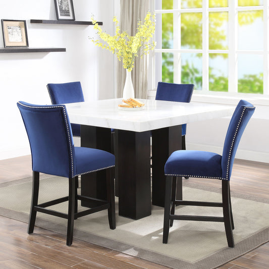 Camila - Square Counter Dining Set - White Top - Hornell Furniture Outlet