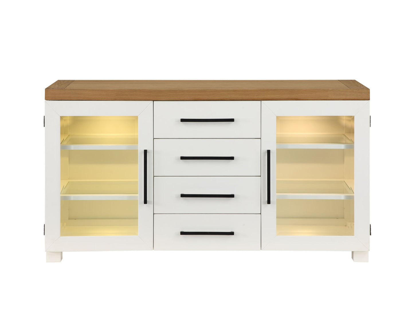 Magnolia - Server - White - Hornell Furniture Outlet