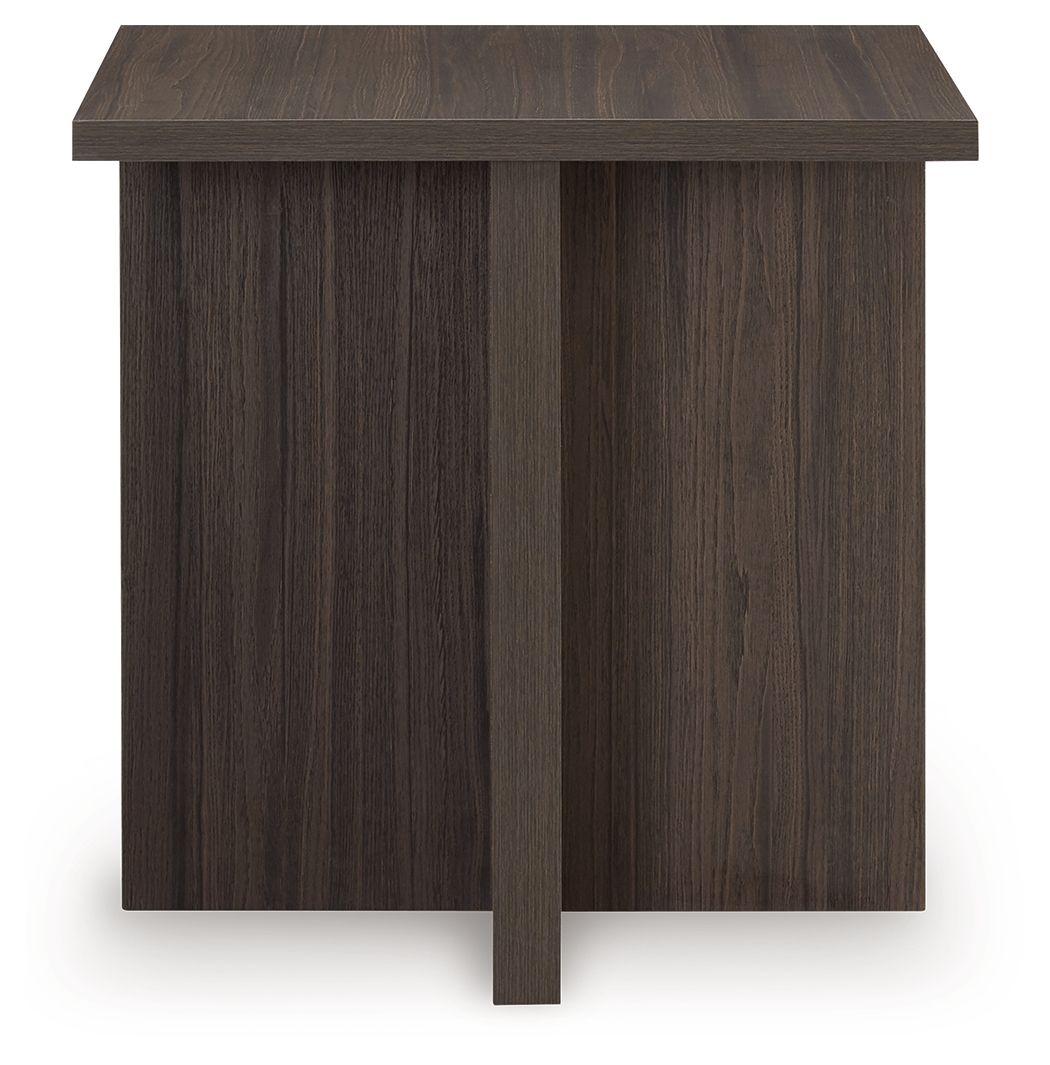 Zendex - Brown - Occasional Table Set (Set of 2) - Hornell Furniture Outlet