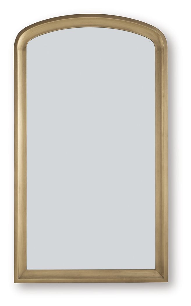 Fintan - Gold Finish - Floor Mirror - Hornell Furniture Outlet
