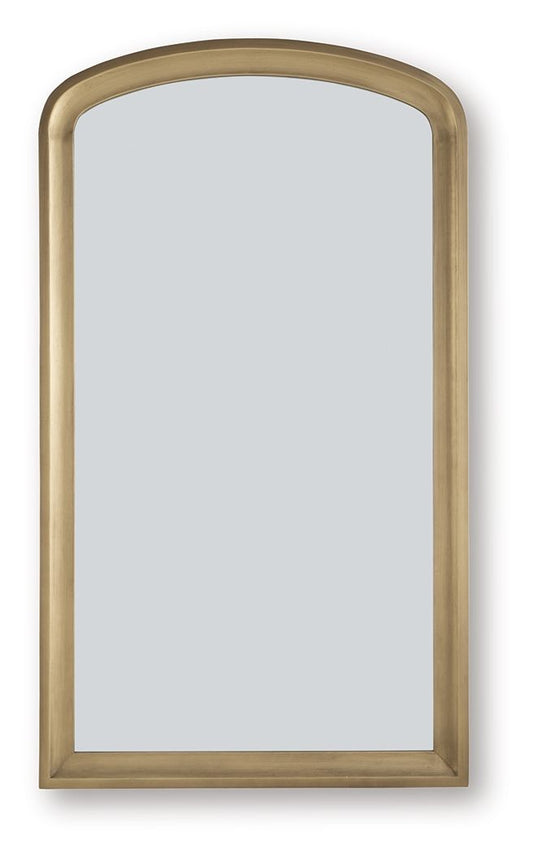 Fintan - Gold Finish - Floor Mirror - Hornell Furniture Outlet