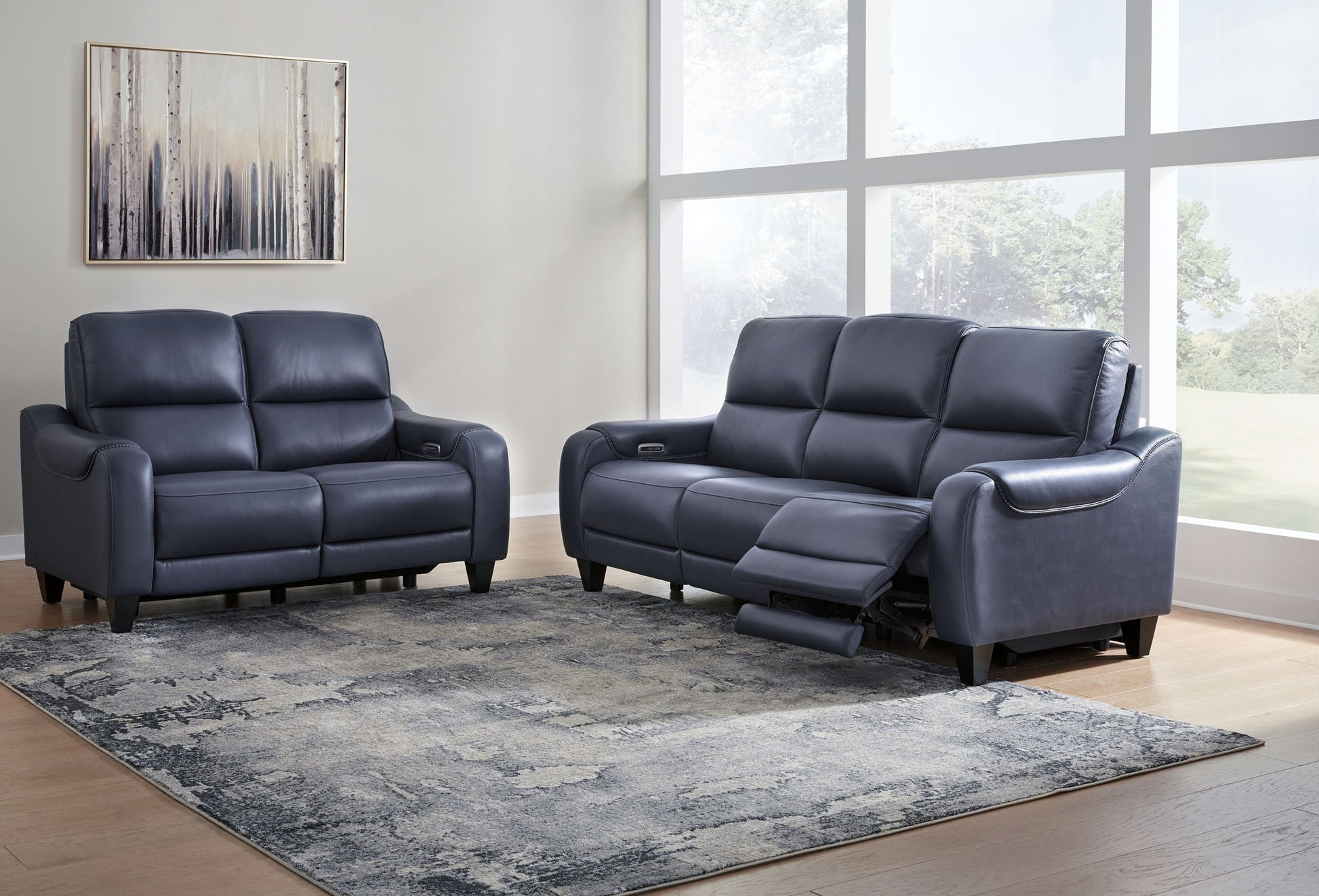 Mercomatic - Reclining Living Room Set - Hornell Furniture Outlet