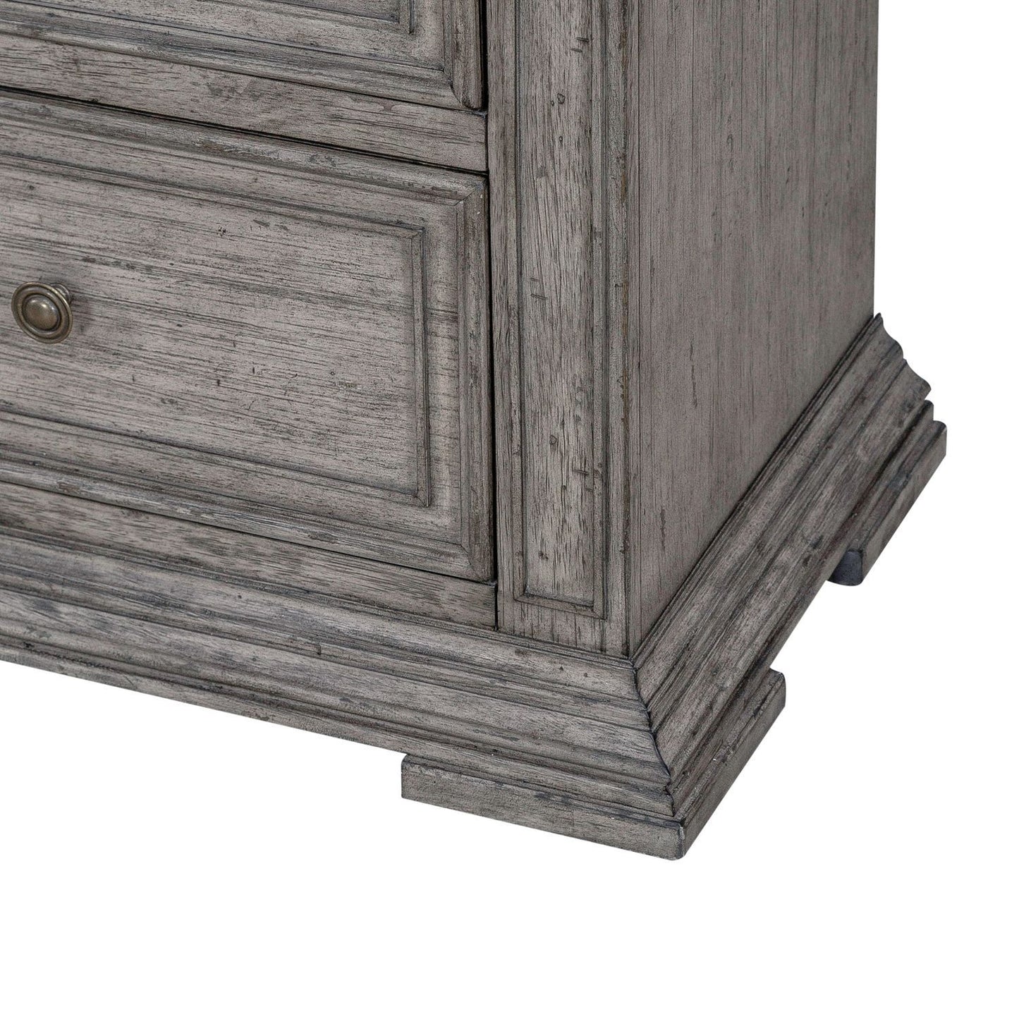 Big Valley - 2 Drawer Night Stand w/ Charging Station - Hornell Furniture Outlet