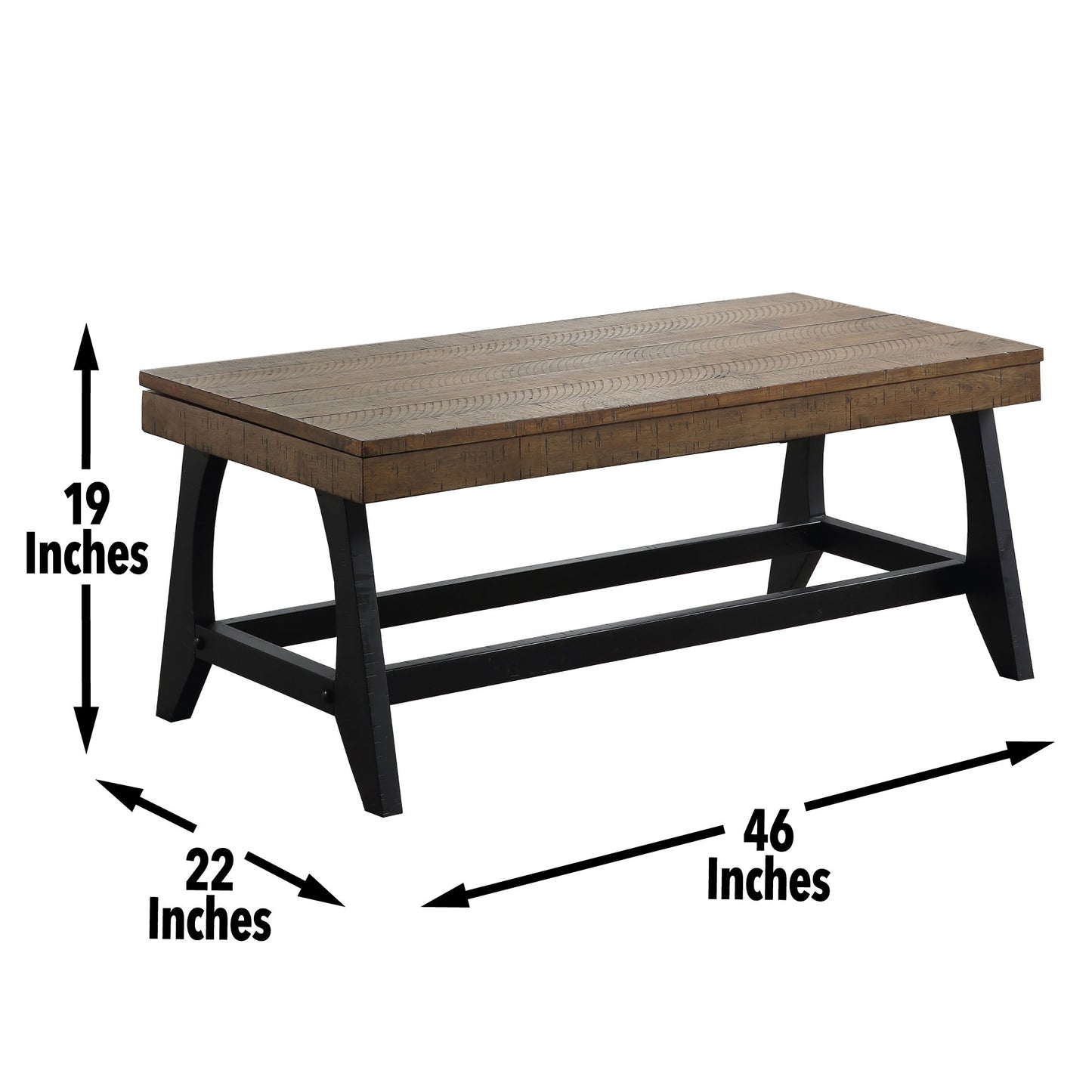 Ralston - Lift - Top Coffee Table - Brown - Hornell Furniture Outlet