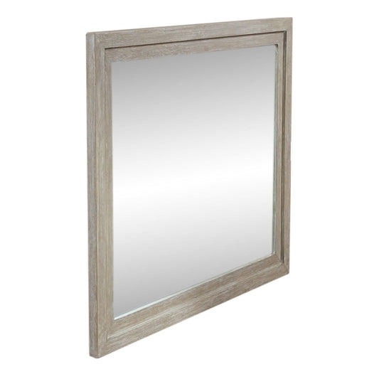 Belmar - Landscape Mirror - Washed Taupe - Hornell Furniture Outlet