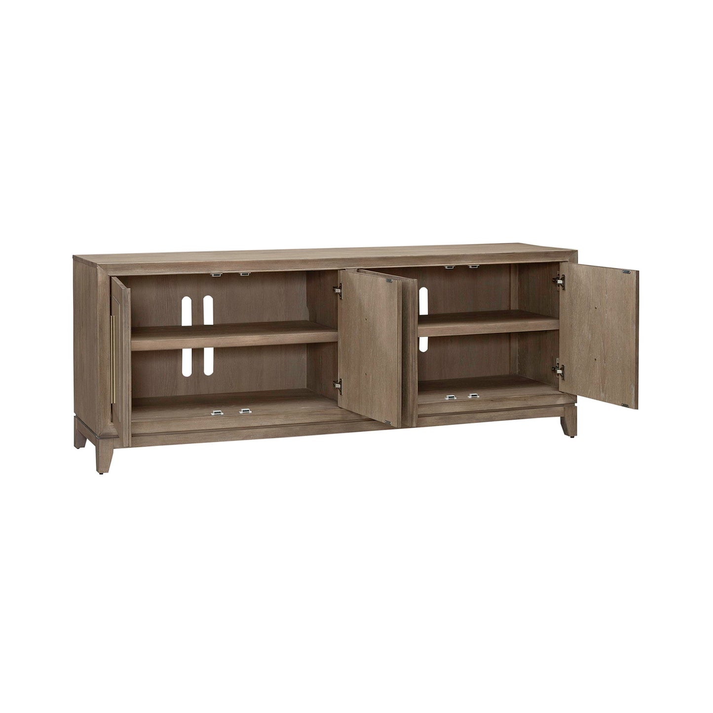 Brentwood - 78" TV Console - Sandstone - Hornell Furniture Outlet