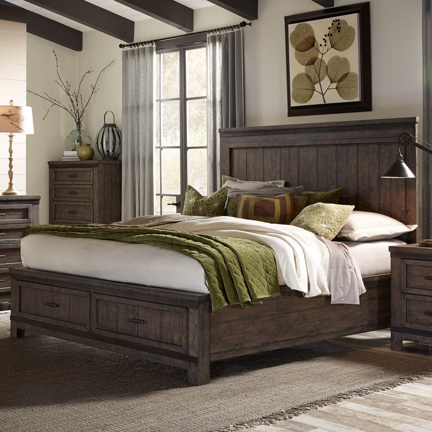 Thornwood Hills - Storage Bed - Hornell Furniture Outlet