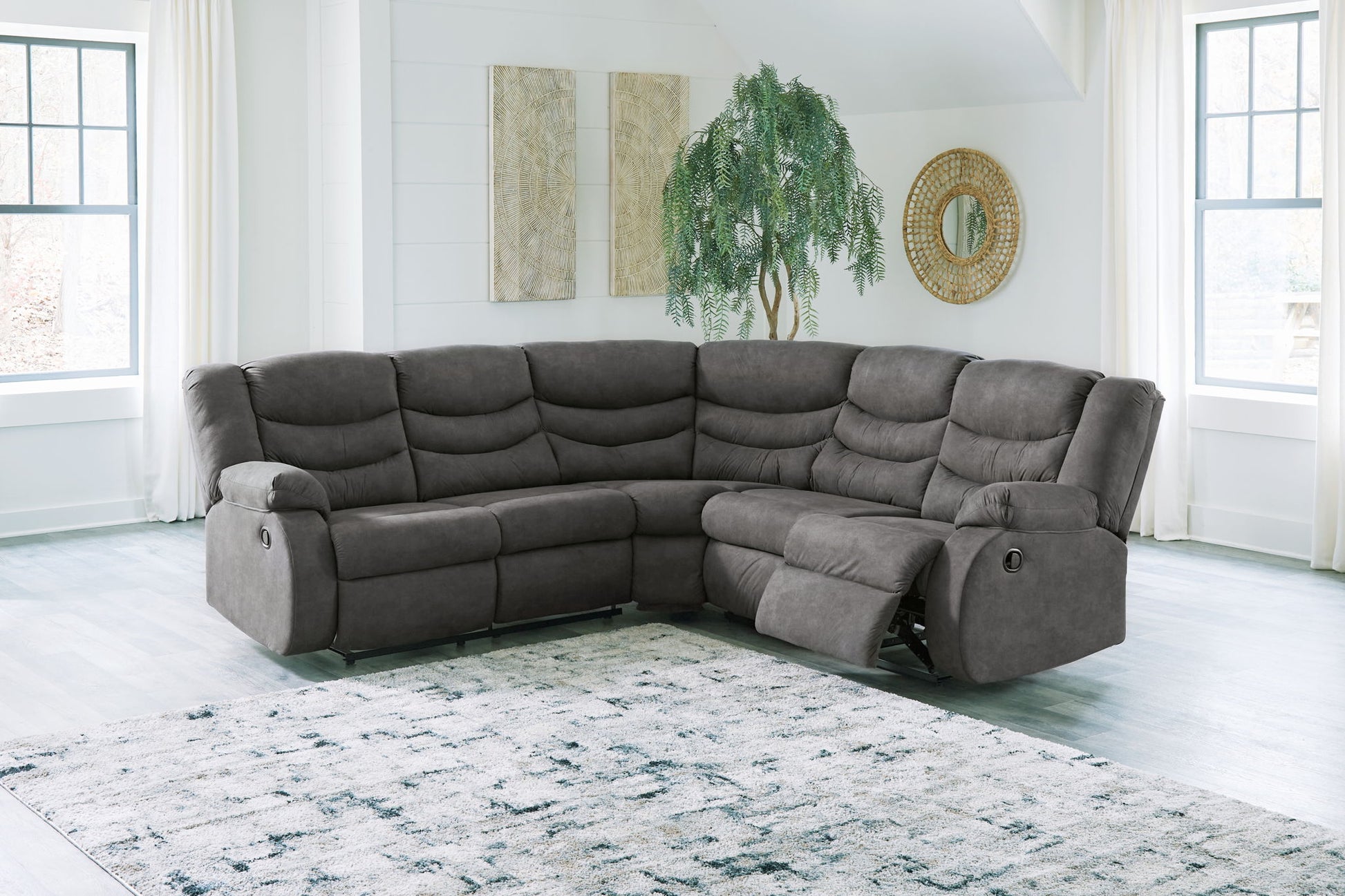 Partymate - Reclining Sectional - Hornell Furniture Outlet