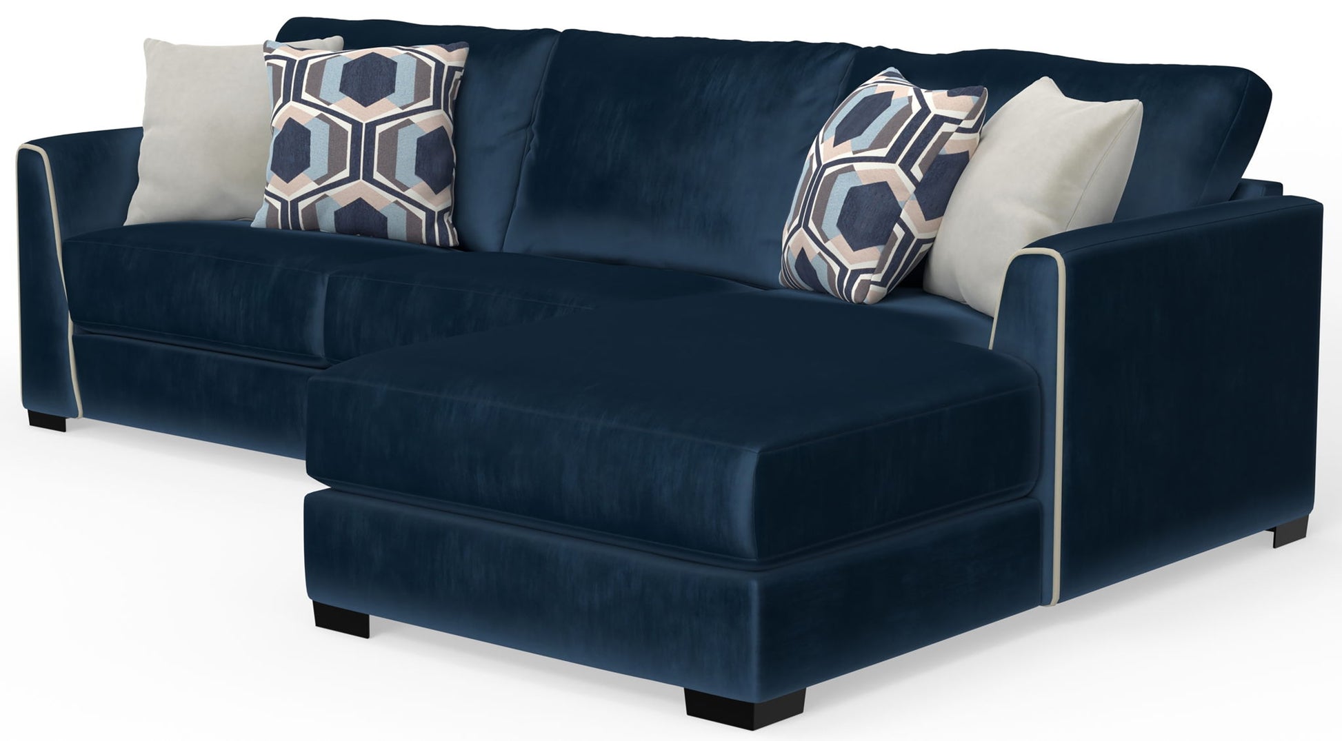 Jetson - Sectional With Comfort Coil Seat Cushions And Included Accent Pillows - Hornell Furniture Outlet