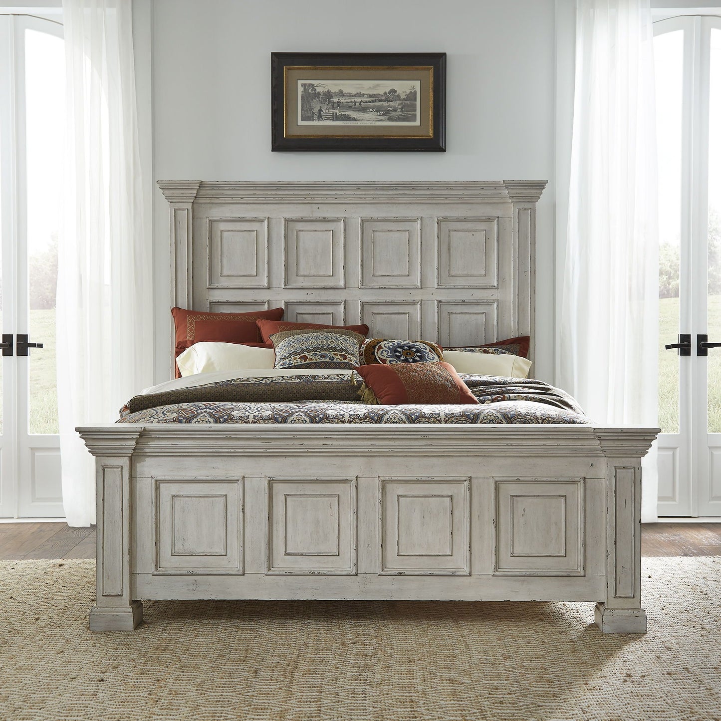 Big Valley - Panel Bed - Hornell Furniture Outlet