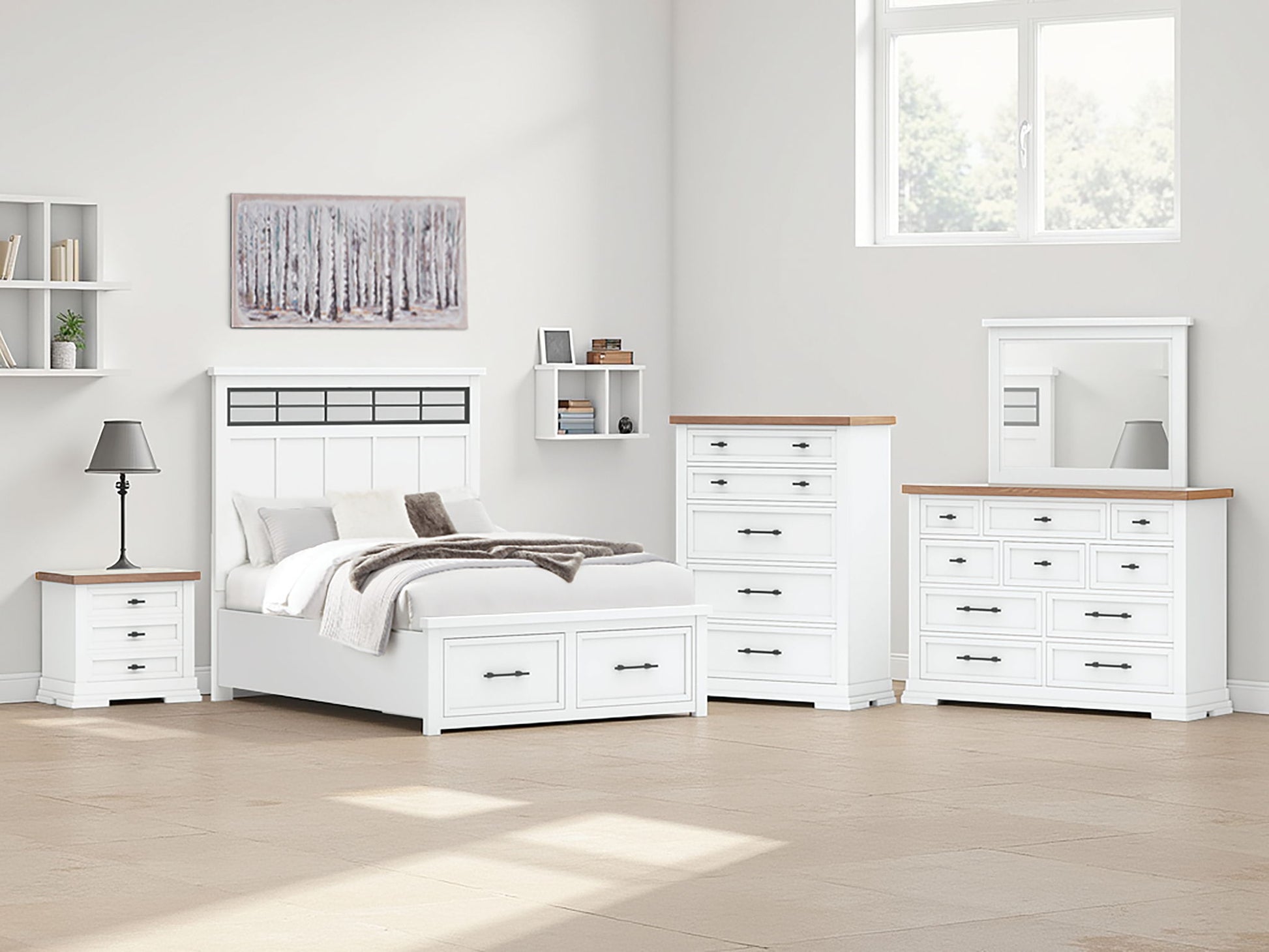 Ashbryn - Panel Storage Bed - Hornell Furniture Outlet