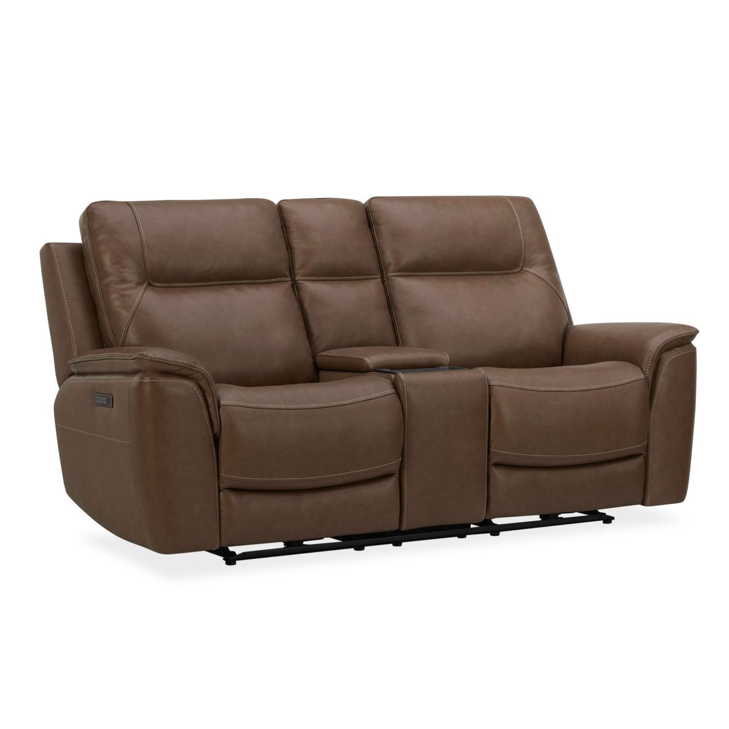 Collins - Loveseat With Console P3 & ZG - Brown - Hornell Furniture Outlet