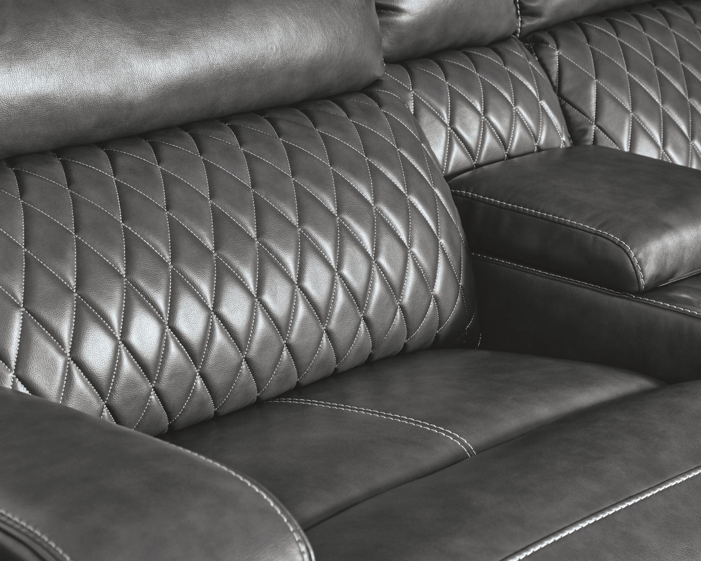 Samperstone - Power Reclining Sectional - Hornell Furniture Outlet