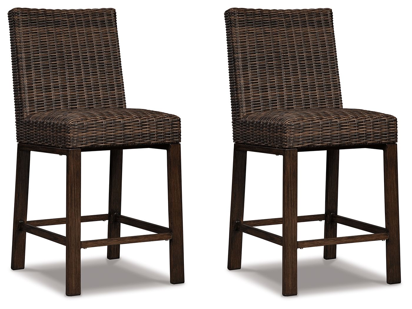 Paradise Trail - Medium Brown - Barstool (Set of 2) - Hornell Furniture Outlet