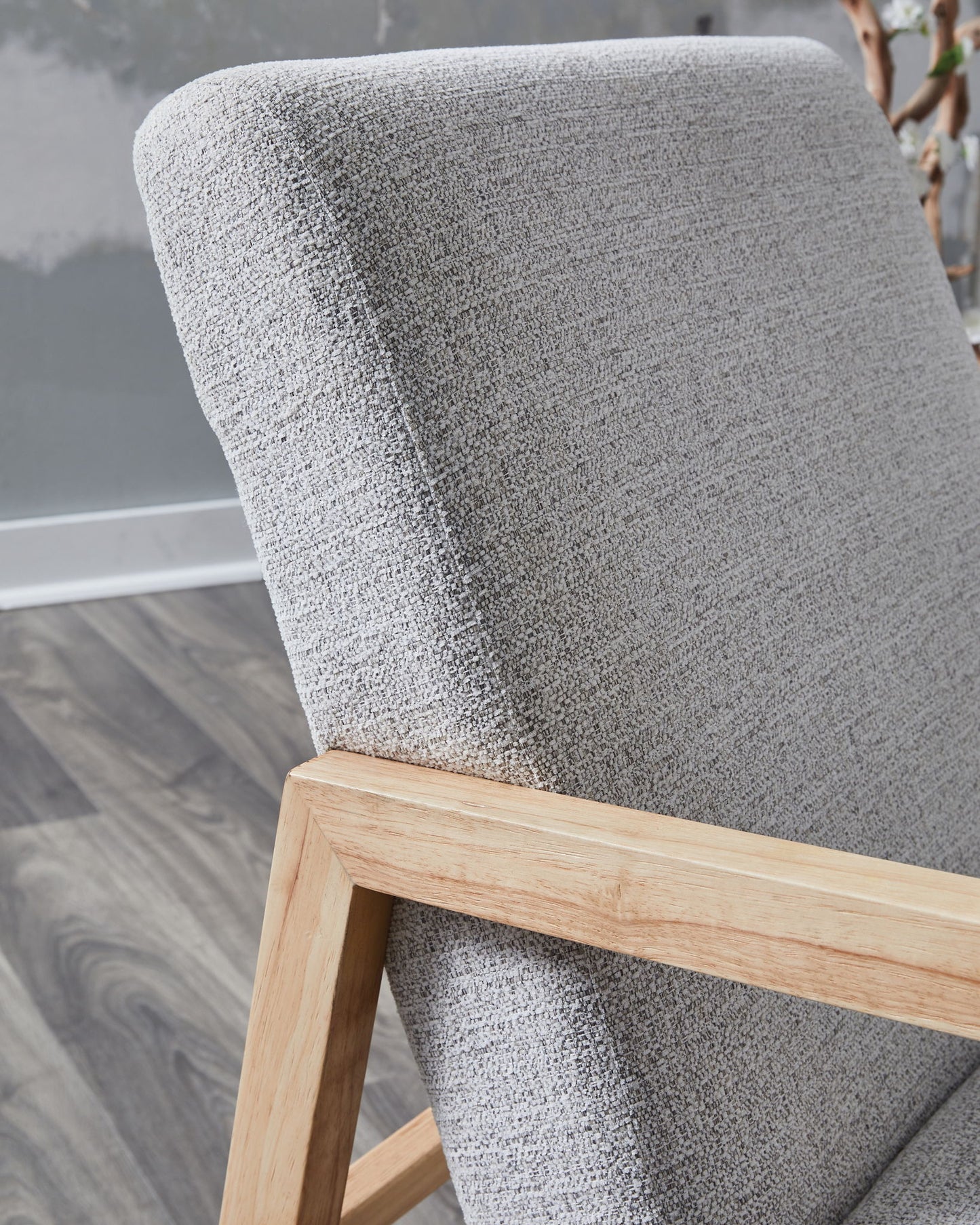 Wychworth - Gray / Natural - Accent Chair - Hornell Furniture Outlet