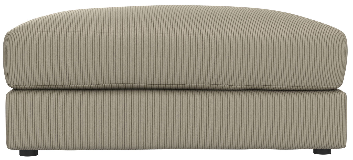 Ezra - Ottoman - Twine - Hornell Furniture Outlet