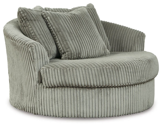 Lindyn - Oversized Swivel Accent Chair - Hornell Furniture Outlet