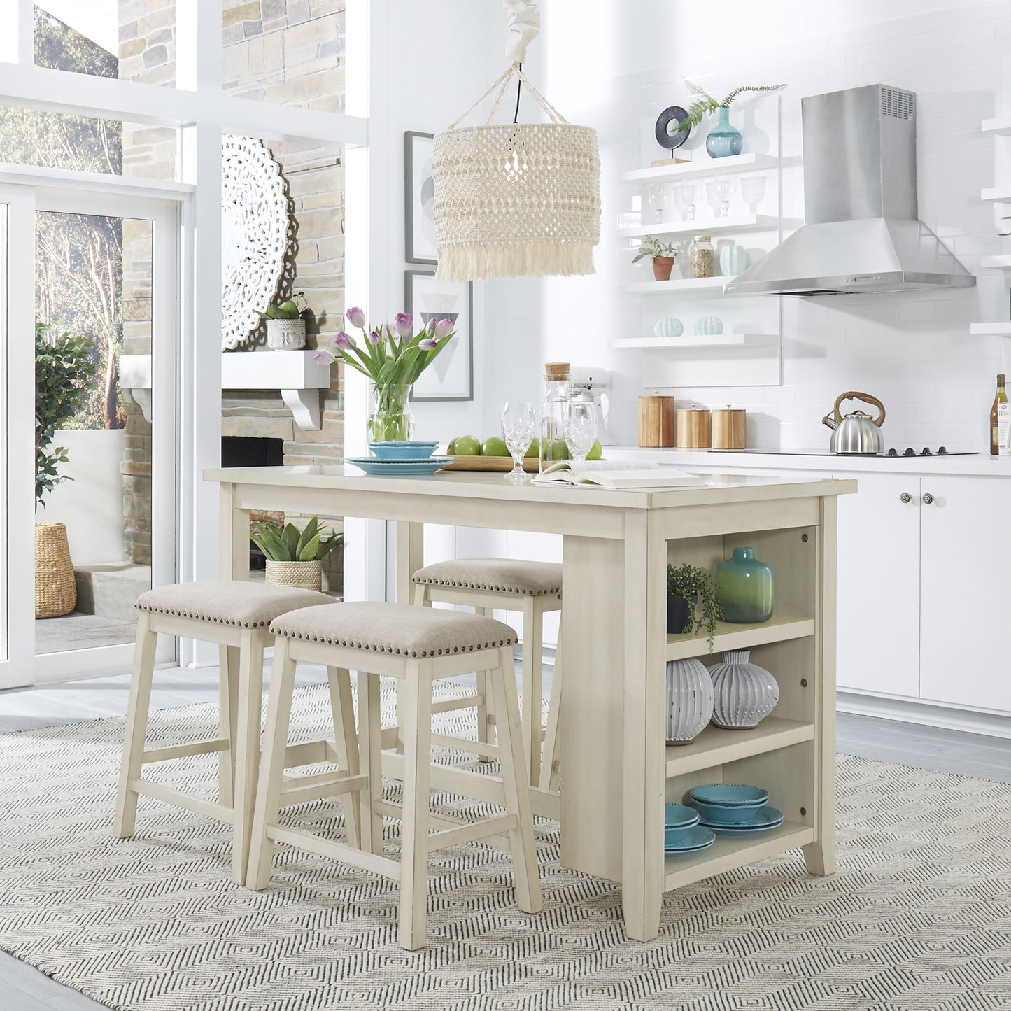 Brook Creek - Counter Set - Hornell Furniture Outlet