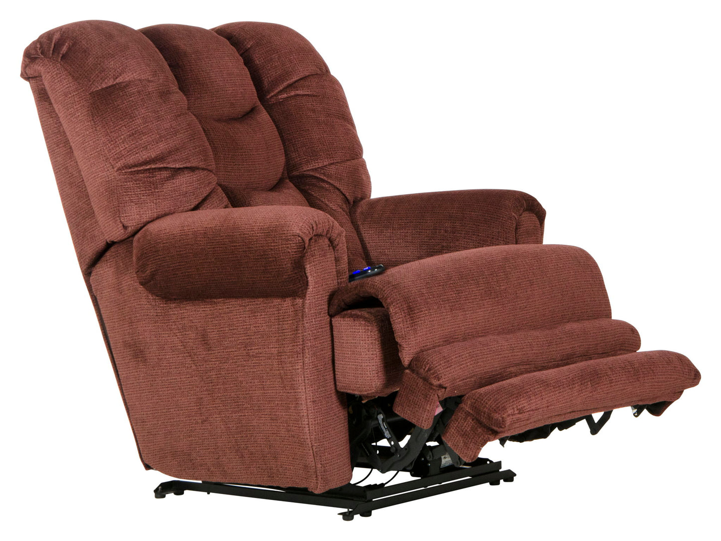 Malone - Power Lay Flat Recliner With Extended Ottoman - Hornell Furniture Outlet