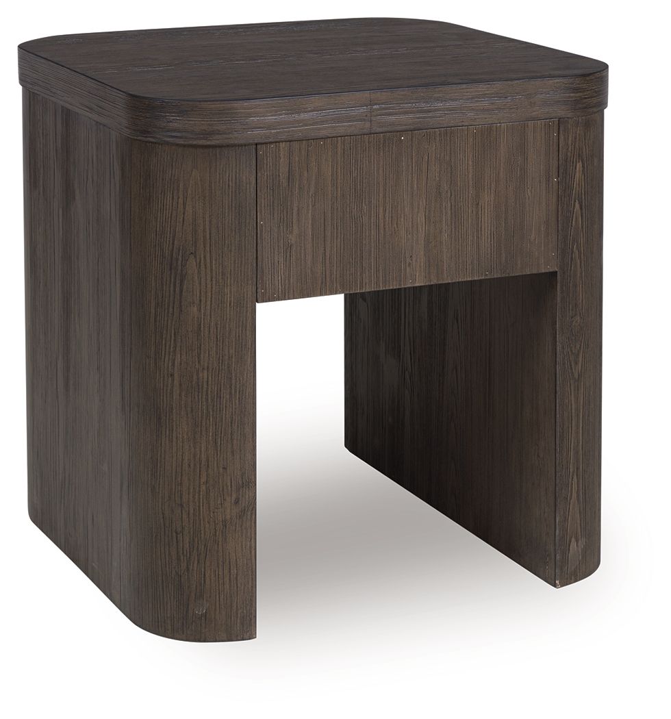 Neo - Rich Brown - Square End Table - Hornell Furniture Outlet