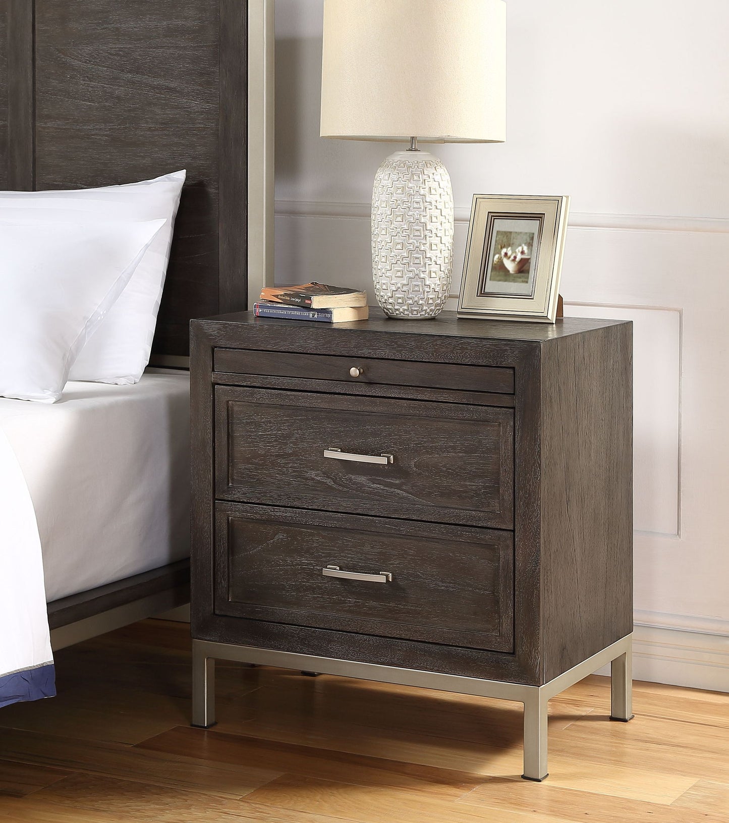 Broomfield - Nightstand - Brown - Hornell Furniture Outlet